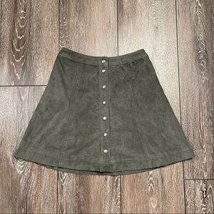 Abercrombie & Fitch Suede Skirt